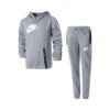 Nike Sportswear Poly Pack Hook Trainingsanzug Jungen - Grau, Weiß