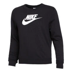 Nike Sportswear Club GX STD Sweatshirt Damen - Schwarz, Weiß -Tennis-Peters 55477000 000