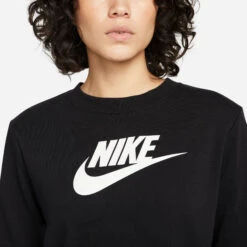 Nike Sportswear Club GX STD Sweatshirt Damen - Schwarz, Weiß -Tennis-Peters 55477000 13