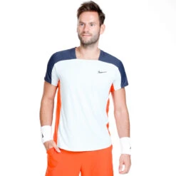 Nike Dri-Fit Slam T-Shirt Herren - Hellblau, Dunkelblau -Tennis-Peters 55596000 20