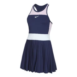 Nike Court Dri-Fit Slam Kleid Damen - Dunkelblau, Rosa -Tennis-Peters 56397000 000