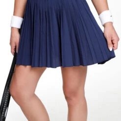 Nike Court Dri-Fit Slam Kleid Damen - Dunkelblau, Rosa -Tennis-Peters 56397000 31