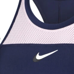 Nike Court Dri-Fit Slam Kleid Damen - Dunkelblau, Rosa -Tennis-Peters 56397000 34